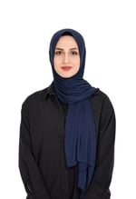 Sensu Tesettür Pratik Geçmeli Hazır Penye Şal, HZRPNŞAL-2