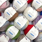 Sensy OriJeans İplik, Amigurumi Pamuk İpliği, Pamuk İpliği Tığ İşi,%60 Pamuk,%40 Akrilik, 49,5 g, 180 Yard, Ölçü 2 İnce (Saks Mavi)
