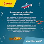 Sera Filtre Yünü 250 g, 8.5 oz. Akvaryum Filtre Aksesuarları