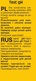 Sera Gh Test Akvaryum Toplam Sertlik Testi 15 ml