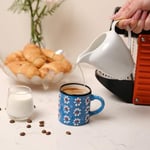Seramik Espresso Bardakları, 5oz Espresso Bardak Seti 4, El Yapımı Espresso Kupası, 2.75 İnç Espresso Kupaları, Çok Renkli Demitasse Bardaklar, Mikrodalga ve Bulaşık Makinesinde Yıkanabilir Espresso