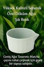 Seramik Matcha Çayı Köpürtme Kasesi Chawan mt245