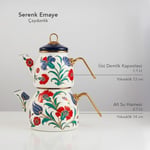 Serenk Emaye Çaydanlık
