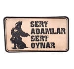 SERT ADAMLAR SERT OYNAR Deri PEÇ - Arma - Patch