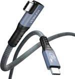 Sertifikalı 240W USB4 Kablosu, Thunderbolt 4 Kablosu, 40 Gbps USB C Veri Kablosu, PD 3.1 140W 240W Şarj Kablosu, MacBook M1 M2 için 8K60Hz 4K144Hz HDR Video USB C Kablosu, Mac mini, SSD, Yerleştirme