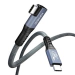 Sertifikalı 240W USB4 Kablosu, Thunderbolt 4 Kablosu, 40 Gbps USB C Veri Kablosu, PD 3.1 140W 240W Şarj Kablosu, MacBook M1 M2 için 8K60Hz 4K144Hz HDR Video USB C Kablosu, Mac mini, SSD, Yerleştirme
