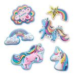 SES Creative Kalıba Dök ve Boya - Unicorn - Simli - Seçenekler: Simli Unicorn, Hayvanlar, Modern, Dinowelt, Tek kişilik...