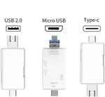 Seyahat USB Bellek Kartı Okuyucu Mikro ve Düzenli SD Kartlar Seyahat için - 6 in 1 Dizüstü Güvenli Dijital Evrensel Kompakt OTG Adaptörü