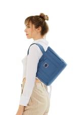 SHAKA U50 Kanvas Kumaş Tek Bölmeli,Çıt Çıt Kapamalı,The Tote Bag Baskılı Kol ve Omuz Çantası