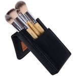SHANY I love Bamboo - 7 parça Petite Pro Bambu fırça seti, taşıma çantalı
