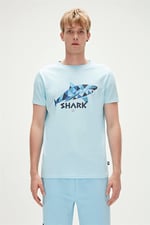 Shark Erkek T-Shirt - 23.01.07.024 Mavi