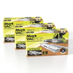 Shark VMP30 VACMOP Tek Kullanımlık Elektrikli Süpürge ve Paspas Pedleri, 30 Adet, Beyaz