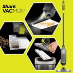 Shark VMP30 VACMOP Tek Kullanımlık Elektrikli Süpürge ve Paspas Pedleri, 30 Adet, Beyaz