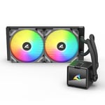 SHARKOON FAN SIVI SOĞ. AMD/INTEL ARGB S50 ARGB BLACK