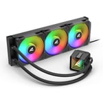 SHARKOON FAN SIVI SOĞ. AMD/INTEL ARGB S100 ARGB BLACK