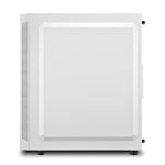 SHARKOON KASA MID TOWER PSUSUZ 1XFAN RGB SLIDER WHITE