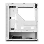 SHARKOON KASA MID TOWER PSUSUZ 1XFAN RGB SLIDER WHITE