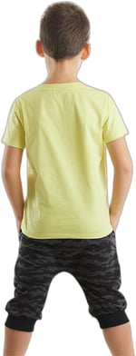 Sharks Erkek Çocuk T-shirt Kapri Şort Takım