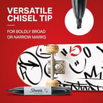 Sharpie Kalıcı Marker Chisel Kesik Uç Siyah 2'li Bls