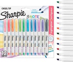 SHARPIE S-Note Fosforlu İşaretleme Kalemi, 12'li Blister, Karışık