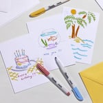 SHARPIE S-Note Fosforlu İşaretleme Kalemi, 12'li Blister, Karışık
