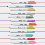 SHARPIE S-Note Fosforlu İşaretleme Kalemi, 12'li Blister, Karışık
