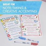 SHARPIE S-Note Fosforlu İşaretleme Kalemi, 12'li Blister, Karışık