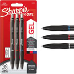 SHARPIE Sharpie S Gel Jel Mürekkepli Kalem, 0.7 Mm, Siyah, Mavi, Kırmızı - 3'Lü Bls