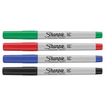 Sharpie Ultra Fine, Süper İnce Uç, Karışık 4'lü Paket
