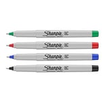 Sharpie Ultra Fine, Süper İnce Uç, Karışık 4'lü Paket