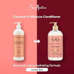 Shea Moisture Coconut & Hibiscus Bukle Kontrolü ve Parlaklık Saç Kremi 710ML