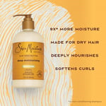 SheaMoisture Kuru, Hasarlı Saç Kremi, Shea Tereyağı Silikonsuz Saç Kremi, Kıvırcık Saçlar için, 13 oz
