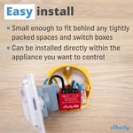 Shelly 1PM Mini Gen3 | WLAN akıllı röle şalteri | 1 kanal 8A | akım ölçümü | sıva altı ışık şalteri | Alexa ve Google Home | ev otomasyonu | iOS Android uygulaması | Hub gerektirmez