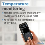 Shelly H&T beyaz | Wi-Fi akıllı termometre higrometre | nem ve sıcaklık sensörü, iOS Android uygulaması ve veri depolama | ev otomasyonu