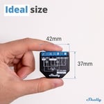 Shelly Plus 2PM, Wi-Fi ve Bluetooth 2 kanallı akıllı röle şalteri, güç ölçümü, ev otomasyonu, panjur uzaktan kumanda, Alexa ve Google Home, iOS Android uygulaması (2'li paket)