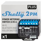 Shelly Plus 2PM | WLAN 2 kanallı akıllı röle şalteri | güç tüketimi ölçümü, ev otomasyonu | Google Home Alexa aksesuarı | iOS Android uygulaması