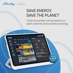 Shelly Plus 2PM | WLAN 2 kanallı akıllı röle şalteri | güç tüketimi ölçümü, ev otomasyonu | Google Home Alexa aksesuarı | iOS Android uygulaması