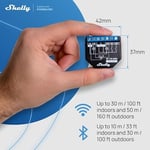 Shelly Plus 2PM | WLAN 2 kanallı akıllı röle şalteri | güç tüketimi ölçümü, ev otomasyonu | Google Home Alexa aksesuarı | iOS Android uygulaması