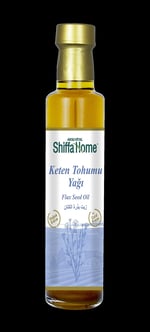 Shiffa Home Keten Tohumu Yağı 250 Ml | Soğuk Sıkım Omega-3, Omega-6 ve Omega-9 Yağ Asidi Kaynağı | Salata, Yoğurt ve Soğuk Mezeler İçin Doğal Bitkisel Yağ | Cilt ve Kalp Sağlığını Destekler