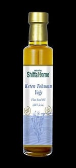 Shiffa Home Keten Tohumu Yağı 250 Ml | Soğuk Sıkım Omega-3, Omega-6 ve Omega-9 Yağ Asidi Kaynağı | Salata, Yoğurt ve Soğuk Mezeler İçin Doğal Bitkisel Yağ | Cilt ve Kalp Sağlığını Destekler