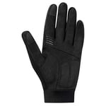 SHIMANO Unisex Yetişkin Ws Explorer FF Eldiven, Siyah, Tek Beden