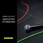 Shure SM58 Kardiyot Dinamik Vokal Mikrofonu, 25' XLR Kablo, Pnömatik Şok Montajı, Dahili Pop Filtreli Küre Örgü Izgara, A25D Mikrofon Klipsi, Saklama Çantası, 3-pin XLR Konnektör (SM58-CN)