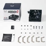 Shuriken 3, 92mm Düşük Profilli CPU Soğutucu, AMD AM5/LGA1700 Desteklenen