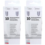 SIEMENS 2'li paket temizlik tableti, / Bosch/Neff/Gaggenau kahve makineleri için, 00311769, TZ60001,310575, TCZ6001 yerine geçer