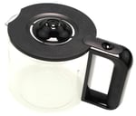 Siemens Plastik Siyah Yedek TC80104 için Cam Pot