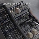 SIEMENS Süt kabı adaptörü TZ70001, harici süt kaplarının kullanımı için, EQ.700 tam otomatik kahve makineleri için özel olarak geliştirilmiştir, orijinal aksesuar, bulaşık makinesinde yıkanabilir,