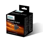 Siemens Süt kabı adaptörü TZ90008, harici süt kaplarının kullanımı için, orijinal aksesuarlar, bulaşık makinesinde yıkanabilir, Siemens EQ.9 kahve makineleri için özel olarak geliştirilmiştir, siyah