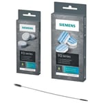 Siemens Temizleme seti: 1 x kireç çözücü tableti 00311819 ve 1 x temizlik tabletleri 00311769