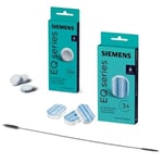 Siemens Temizleme seti: 1 x kireç çözücü tableti 00311819 ve 1 x temizlik tabletleri 00311769