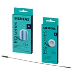 Siemens Temizleme seti: 1 x kireç çözücü tableti 00311819 ve 1 x temizlik tabletleri 00311769
